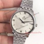 Knockoff De Ville Omega Stainless Steel White Co-Axial Dial Watch For Sale